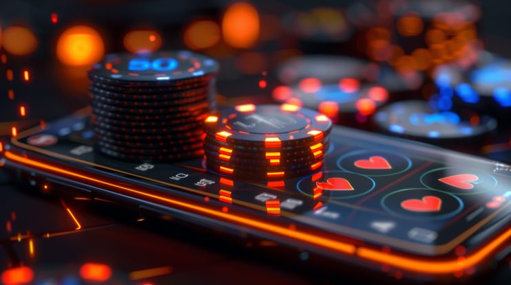 Antarmuka permainan Lightning Dice dengan dealer langsung dan tiga dadu